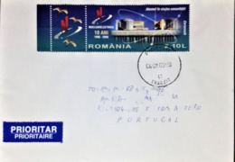 Romania,Circulated Cover To Portugal, "Nuclear Energy, 2008 - Covers & Documents