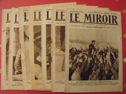 7 N° De "Le Miroir". 1915.  L'actualité De L'époque Très Illustrée Pendant La Guerre 14-18. Nombreuses Photos - Guerre 1914-18