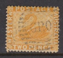 Australia-Western Australia SG 71 1876-81 Two Pence Chrome Yellow,used - Gebruikt