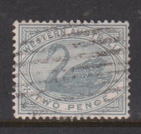 Australia-Western Australia SG 96a 1885-93 Two Pence Bluish Grey ,perf 14,,used - Gebruikt