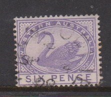 Australia-Western Australia SG 100 1885-93 Six Pence Bright Violet ,perf 14,,used - Gebruikt