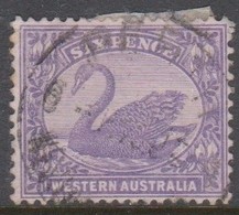 Australia-Western Australia SG 115 1885-93 Six Pence Bright Violet ,perf 14,,used - Gebruikt