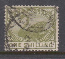 Australia-Western Australia SG 116 1898-07  One Shilling Olive Green, Perf14,,used - Gebruikt