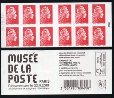 CARNET 12TP YSEULT YZ  - L'ENGAGEE - TVP LP -  MUSEE DE LA POSTE - Daté Du 16 10 19 - NEUF - NON PLIE - Moderne : 1959-...