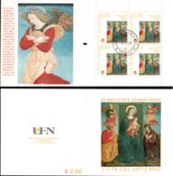 Vatican 2009 Mi# Booklet MH 0-17 (with 4 X Mi# 1660) Used - Christmas / Paintings - Gebraucht