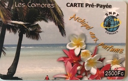 COMORES  - Prepaid  -  SNPT  - Archipel Au Parfum - 2.500 Fc - Comores