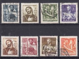 Portugal Macao Macau 1951 Mi#375-382 Used - Oblitérés