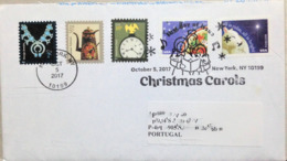 United States, Circulated FDC, "Christmas Songs", "Clocks", "Jewelry", "American Toleware", 2017 - 2011-...