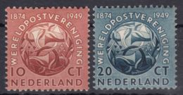 Netherlands 1949 UPU Mi#544-545 Mint Hinged - Nuovi