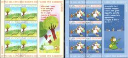 Vatican 2010 Mi# 1669-1670 Kleinbogen Used - Set Of 2 Sheets Of 6 (2 X 3) - Europe / Children's Books - Usados