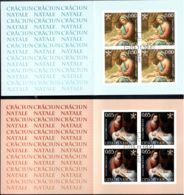 Vatican 2010 Mi# Set Of 2 Booklets MH 0-18--0-19 (with Mi# 1688-1689) Used - Christmas / Madonna And Child - Usados