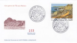 FDC PREMIER JOUR  Saint-Pierre Et Miquelon 1999 Graves De L Ile Aux Marins 687 - FDC