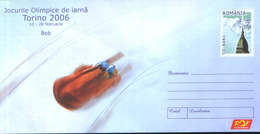 Romania - Stationery Cover Unused 2006(003) -  Torino 2006 Olympic Winter Games - Bob - Winter 2006: Torino - Paralympic