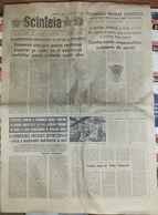 ROMANIA-SCANTEIA,ROMANIAN NEWSPAPER,12 NOVEMBER 1989,COMMUNIST PERIOD - Sonstige & Ohne Zuordnung