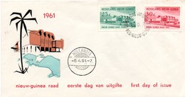 Raad - FDC Nederlands Nieuw-Guinea Nouvelle-Guinée NL - Hollandia 1961 - Niederländisch-Neuguinea
