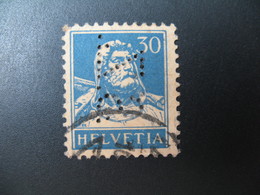 Perforé  Perfin  Suisse  à Voir ;   Perforation   SZ     Ref  S 79 - Perfins