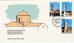 Cyprus 1983 Churches, FDC - Other & Unclassified