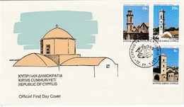 Cyprus 1983 Churches, FDC - Altri & Non Classificati