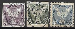 TCHECOSLOVAQUIE   -   1919 .  3 Timbres Pour Journaux Oblitérés.   Colombe De La Paix. - Zeitungsmarken