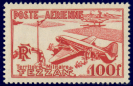 FEZZAN 1940 POSTA AEREA 100 F. (Sass. 1) NUOVO INTEGRO ** OFFERTA! - Fezzan & Ghadames