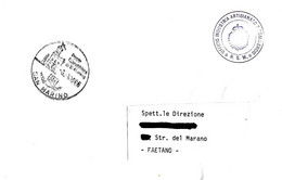 SAN MARINO - 1986 Lettera Franchigia Con Timbro Ufficio Industria Artigian. Commercio + Timbro Ceramica Faetano - 2078 - Brieven En Documenten