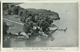 Caputh - Partie Am Gaststätte Forsthaus Templin - Fliegeraufnahme - Foto-Ansichtskarte - Verlag Max O'Brien Berlin - Caputh