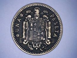 1947 - Espagne - Spain - UNA PESETA, ETOILE 54 - 1 Peseta