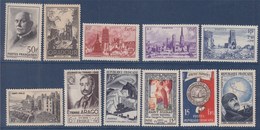 Lot De 11 Timbres Neufs Sans Gomme 525 742 744 745 746 747 794 829 904 906 907 - Andere & Zonder Classificatie