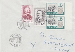 Iceland 1982 - Frímex Stamp Exhibition - Commemorative Postmark On A Cover - Lettres & Documents