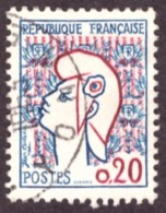 France   1961- Yt N°1282  Marianne De Cocteau - 1961 Maríanne De Cocteau