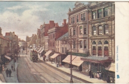 **** GLAMORGAN ***  CARDIFF  Queen Street - Stamped TB - Glamorgan