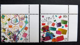 UNO-New York 881/2 Oo/ESST, 50 Jahre Postverwaltung Der Vereinten Nationen (UNPA) - Used Stamps