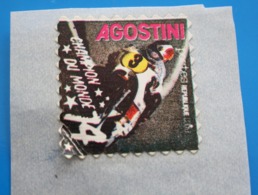 AGOSTINI CHAMPION DU MONDE MOTO 74 Vignette**Autocollant Neuf Erinnophilie,Timbre,stamp,Sticker-Aufkleber-Bollo-Viñeta - Sports