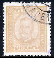 !										■■■■■ds■■ Funchal 1892 AF#01ø King Carlos Neto 5 Réis 12,5 (x3885) - Funchal