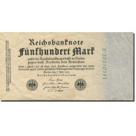 Billet, Allemagne, 500 Mark, 1922, 1922-07-07, KM:74b, SPL - 500 Mark