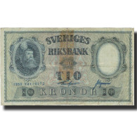 Billet, Suède, 10 Kronor, 1960, 1960, KM:43h, B - Svezia