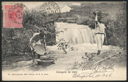 BRAZIL: Gold Washers, Ed. Marc Ferrez, Sent From Petropolis To Paris On 15/SE/1907, VF Quality - Autres & Non Classés