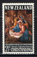 NUOVA ZELANDA - 1967 - Christmas - Adoration Of The Shepherds, By Poussin - Painting - MNH - Ongebruikt