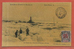 SAINT PIERRE ET MIQUELON CARTE POSTALE AFFRANCHIE DE 1914 - Covers & Documents