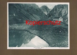 119-2 - Wolayerseehütte Eduard Pichl Hütte Karnische Alpen Alpenverein Berghütte Lichtdruck 1908 !! - Altri & Non Classificati