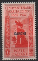 1932 Egeo Garibaldi MH - Egée (Carchi)