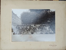 Photo De Groupe Classes Lycée College - Jeunes Filles En Col Blanc - Photo F. Hamelle, Cachan 1936 à Identifier - Persons