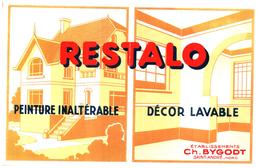 Pei R/ Buvard Peinture "Restalo" (N= 1) - Verf & Lak