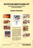 (bFDC) BRD Künstler-Ersttagsblatt (A4) K-ETB II/1990 Mi.1479 "150 Jahre Briefmarke" ESSt 11.10.1990 BONN 1 - Andere & Zonder Classificatie