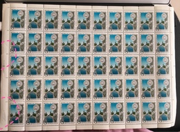 USSR Russia 1975 Sheet 9th International Irrigation Congress Drainage Organizations Agriculture Stamps MNH Edge Damaged - Full Sheets
