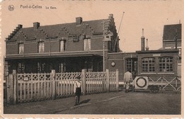 Pont-a-Celles, La Gare, Statie, 2 Scans - Pont-à-Celles