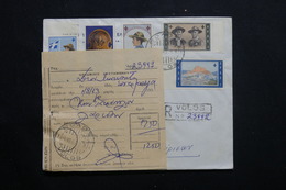 GRECE - Enveloppe En Recommandé De Volos En 1963 Avec étiquette De La Poste , Affranchissement Plaisant - L 55602 - Covers & Documents