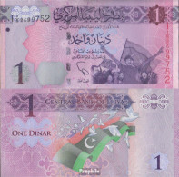 Libyen Pick-Nr: 76 Bankfrisch 2013 1 Dinar - Libyen