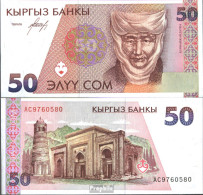 Kirgisistan Pick-Nr: 11a Bankfrisch 1994 50 Som - Kirghizistan