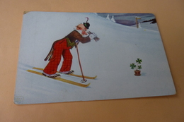 BELLE ILLUSTRATION .....SKIEUR ET FLEURS ....TREFLES ?? - Wills, John